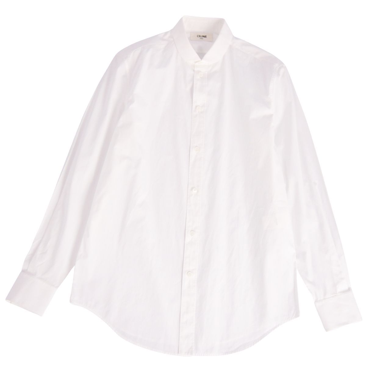 美品 セリーヌ CELINE シャツ ロングスリーブ 長袖 コットン トップス