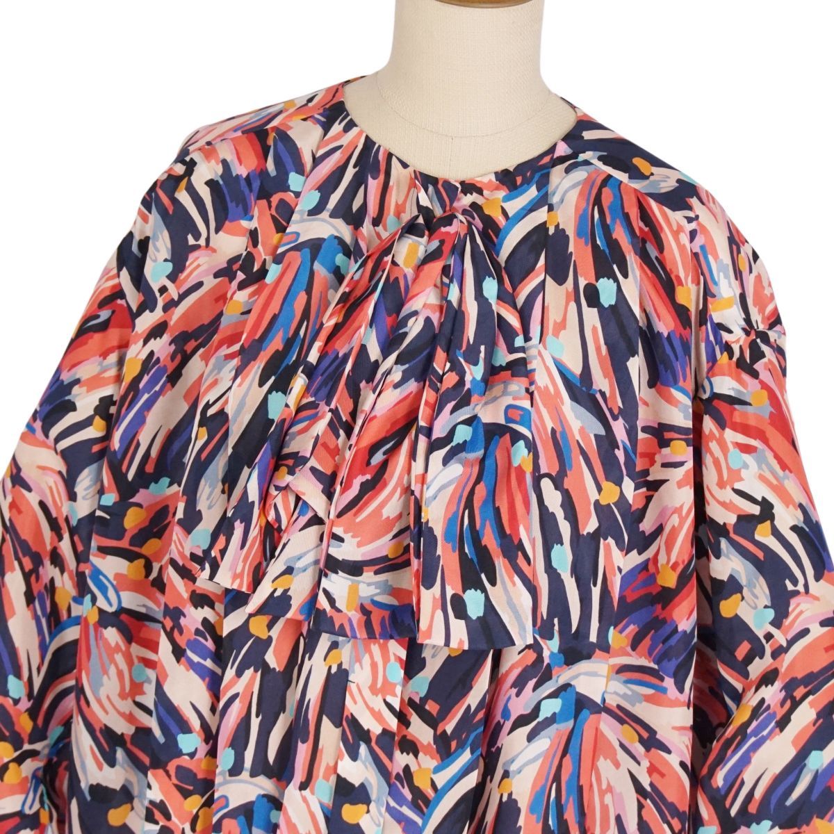 ■専用■美品 ドゥロワー 4,3万 スタンドカラー ロングシャツ Drawer 美品 ドゥロワー 4,3万 スタンドカラー ロングシャツ ブラウス Drawer