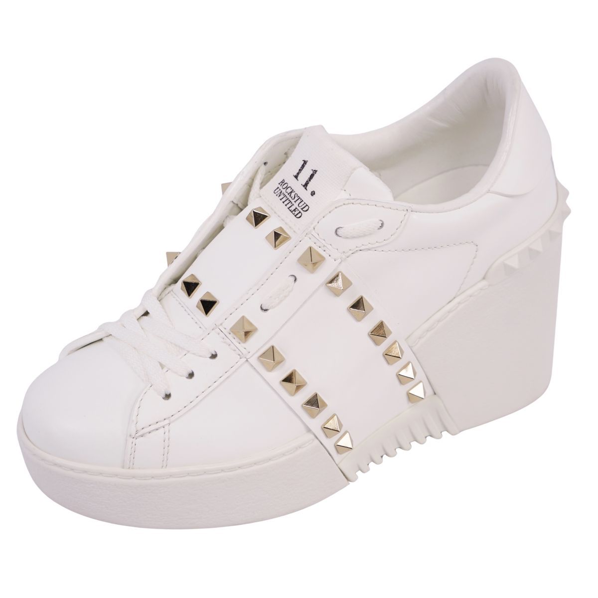 Valentino ガラヴァーニ ホワイト　レザー　スニーカー新品未使用　41 未使用 ヴァレンティノ ガラヴァーニ VALENTINO GARAVANI スニ - メルカリ