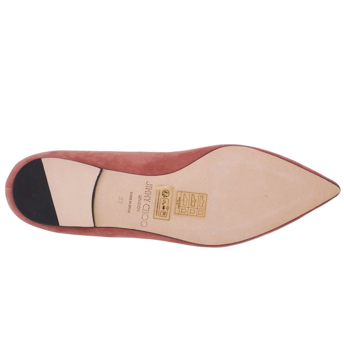 未使用 ジミーチュウ JIMMY CHOO パンプス フラットパンプス スタッズ