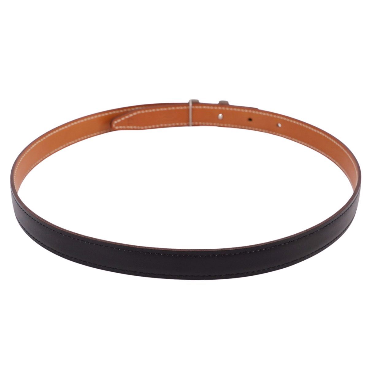 美品 エルメス HERMES ベルト レザーベルト コンスタンス Hロゴ レディ