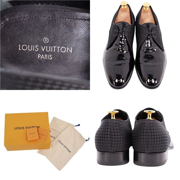 ルイヴィトン LOUIS VUITTON レザーシューズソルフェリーノ 美品 ルイヴィトン LOUIS VUITTON レザーシューズ ソルフェリーノ