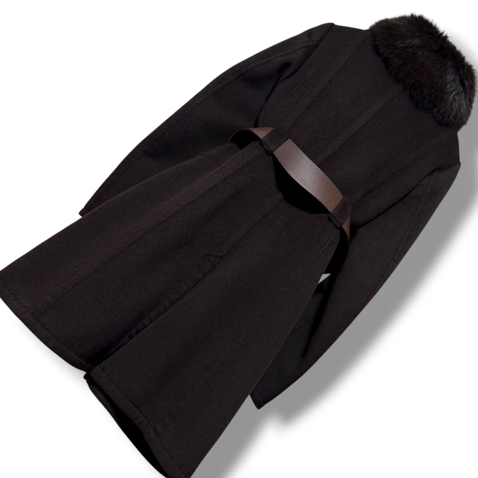 美品 MaxMara 最高峰クチートアマーノ ゴージャスなふわふわフォックス