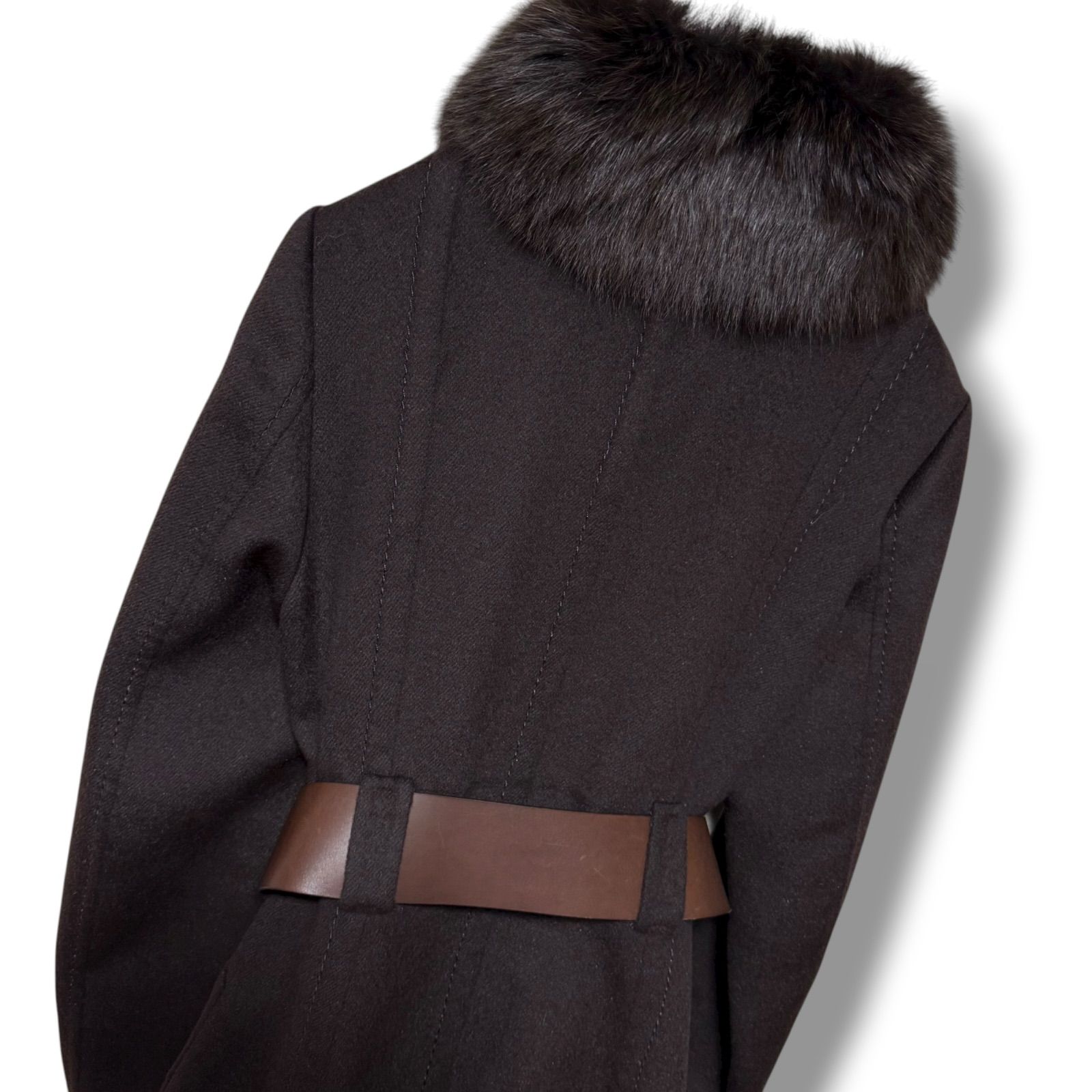 美品 MaxMara 最高峰クチートアマーノ ゴージャスなふわふわフォックス