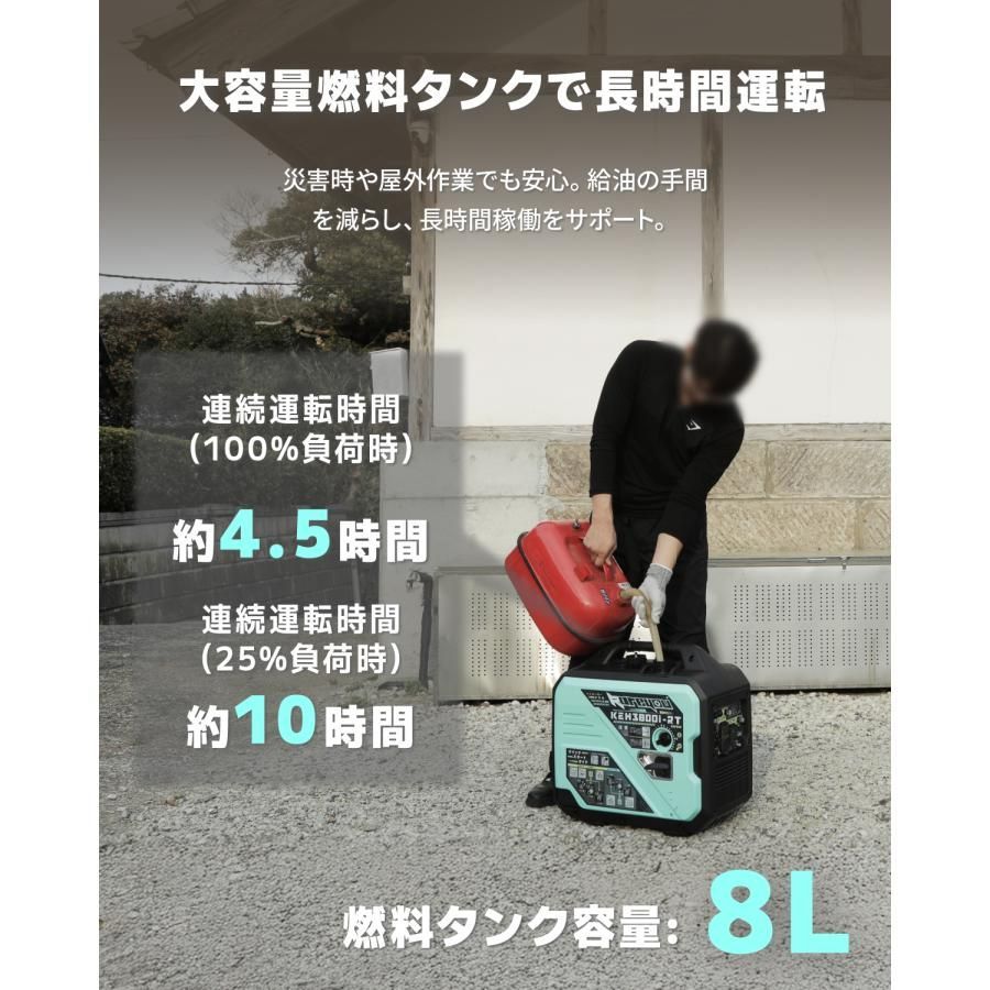 リコイル式始動 ポータブル