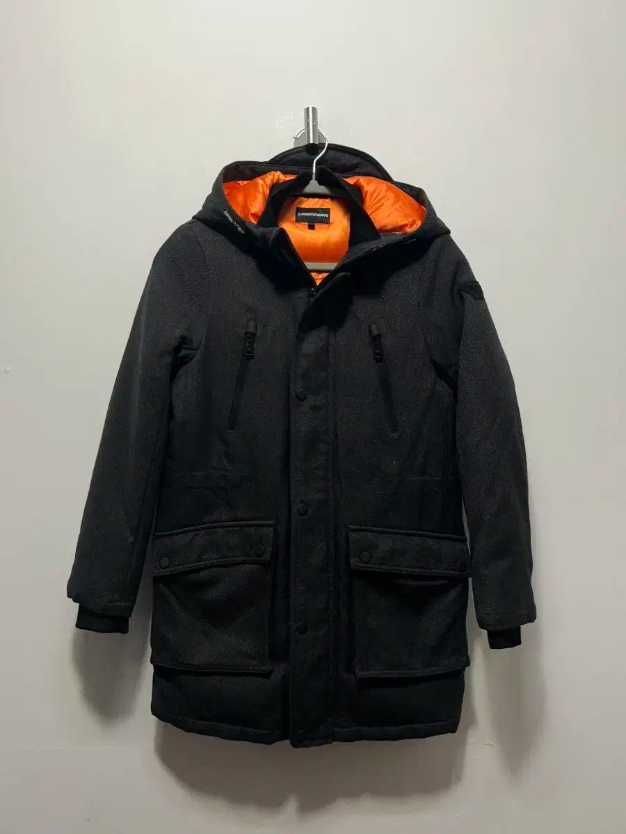 12 t エンポリオアルマーニ フード ダウン コート ブラック