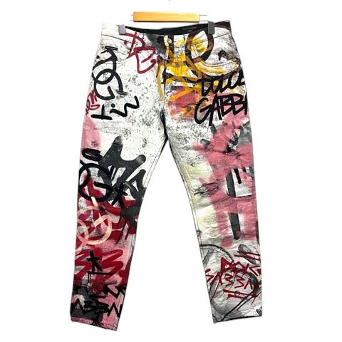 D&G ドルガバ ドルチェアンドガッバーナ　ダメージ加工 ジーンズ　y2k ドルチェ&ガッバーナ ドルガバ DOLCE&GABBANA デニム ジーンズ