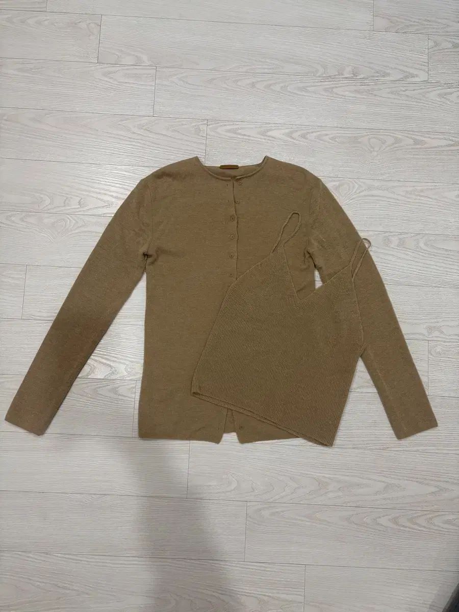 リー917 ANNE カーディガン スリーブレス セット