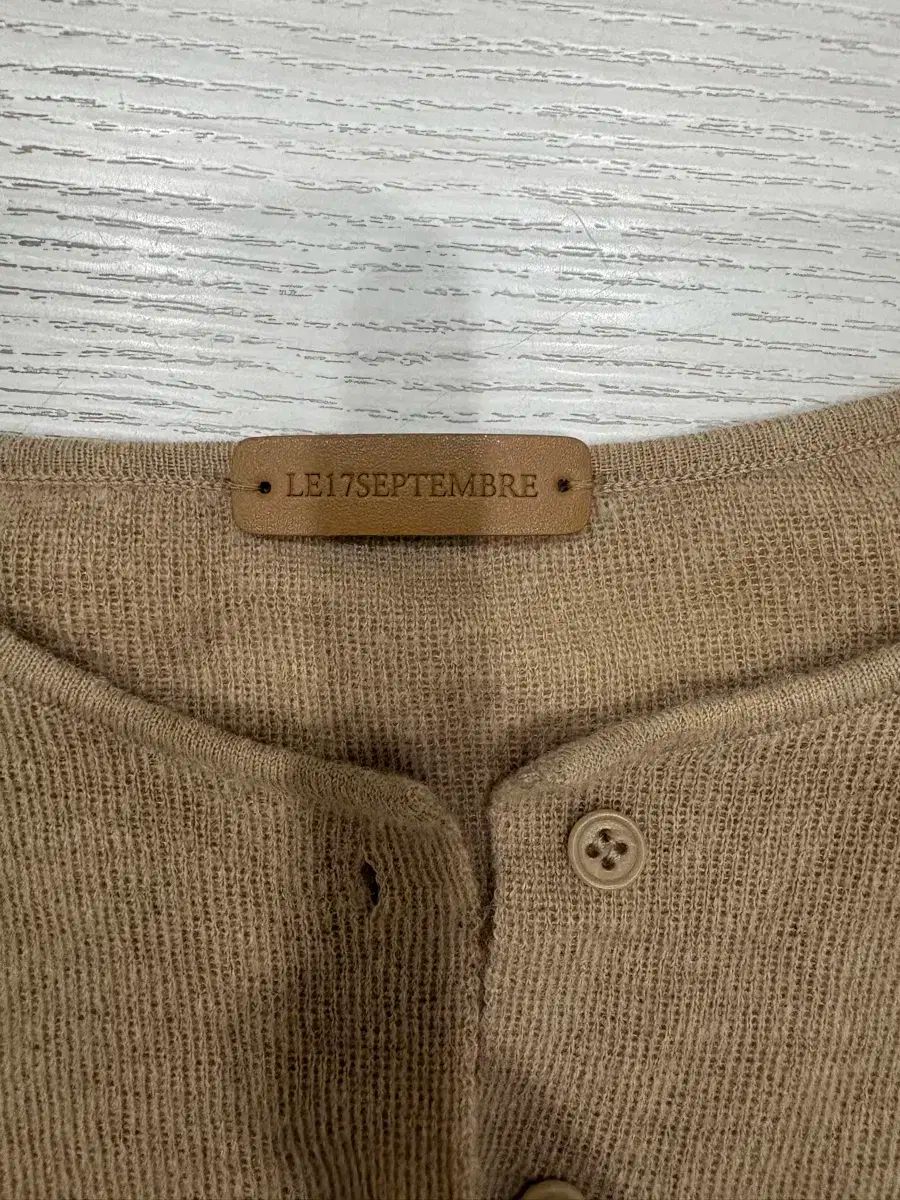 カーディガン スリーブレス