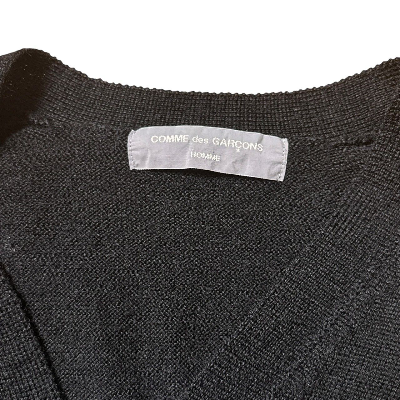 COMME des GARCONS HOMME AD2001 00s HD-N009 Zip up Knit Cardigan