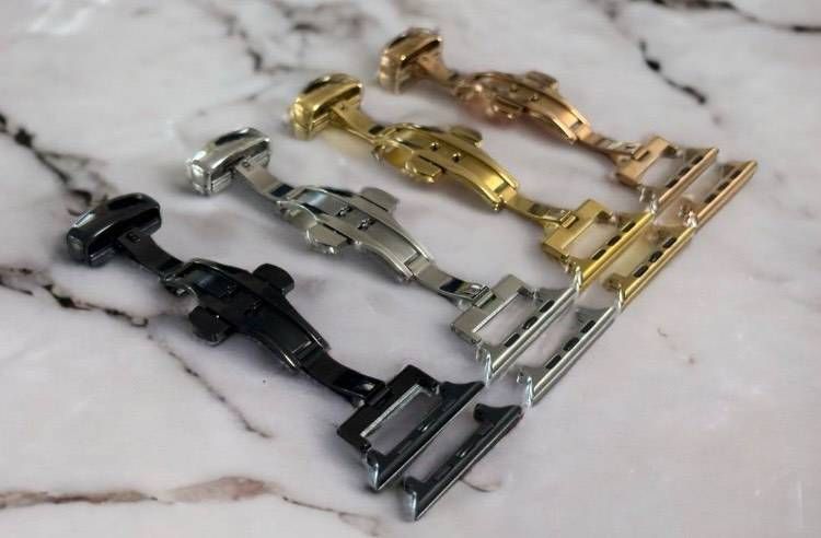  クリアブラック イエロー Apple Watchバンド ラバーベルト アップルウォッチ保護カバー ポリカーボネートケース メンズ レディース 40 mm 41 44 45 46 49 ultra ウルトラ 4スクリュー バタフライバックル付き バンド ベルト Apple Watchアクセサリー