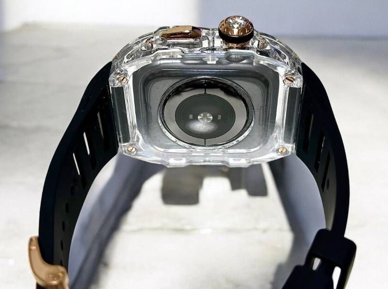 クリアローズゴールド ブラック