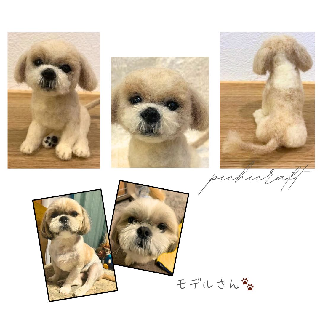 うちの子 オーダー ほっこり手のひらサイズ 愛犬のぬいぐるみ