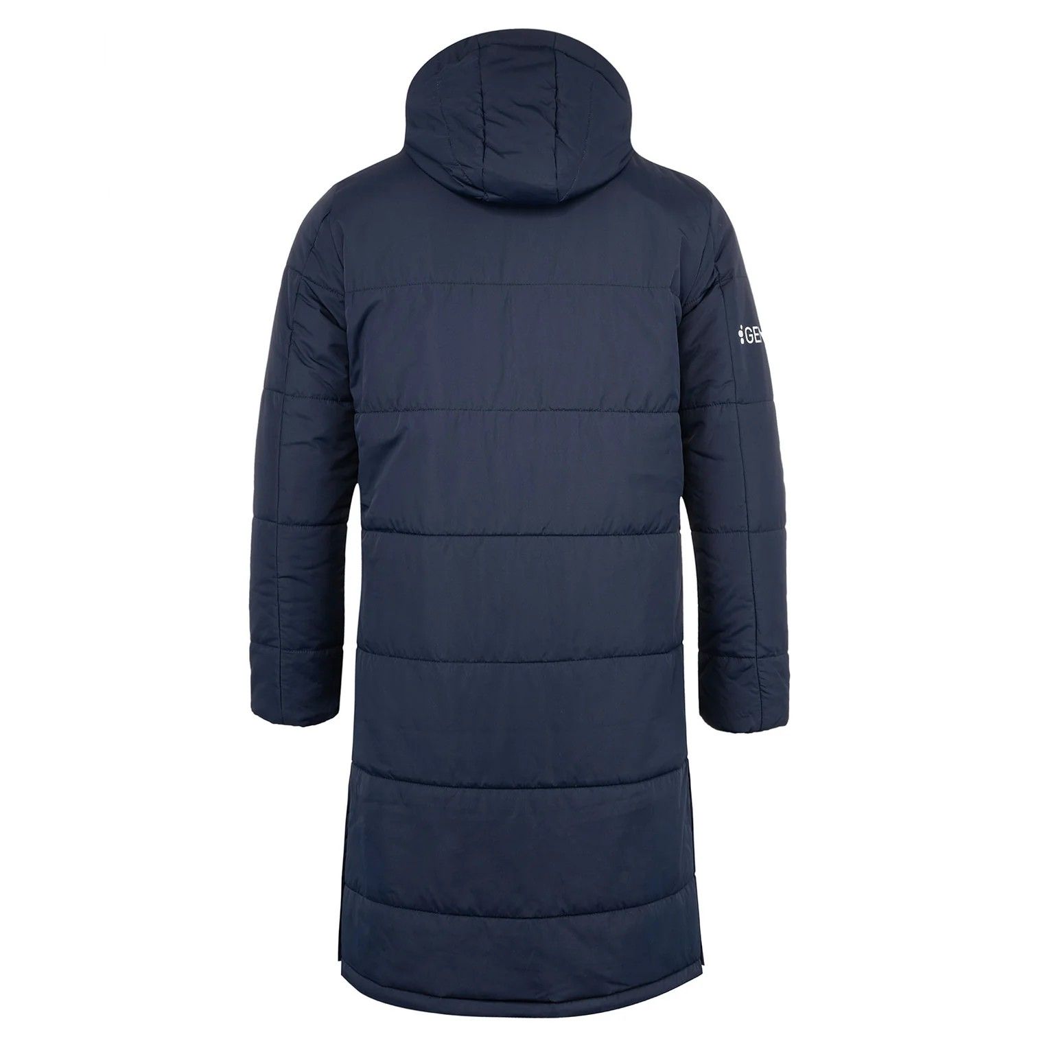 マクロン ラグビー コナート 2025 2026 ロング ベンチコート 紺 ネイビー モデル 日本未発売