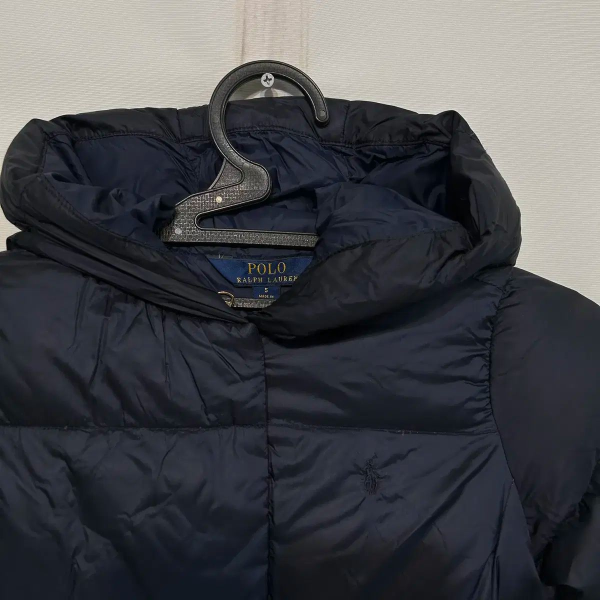 ポロ キッズ 女の子 ロング ダウン 5歳