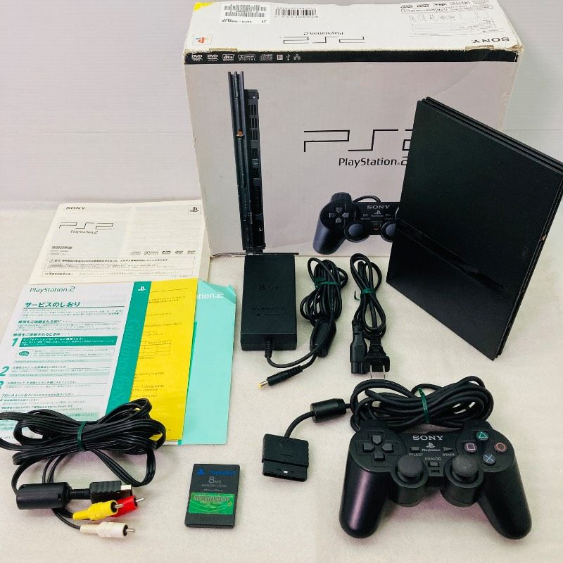 き SONY PS 2 本体 ブラック SCPH 70000 PlayStation プレイステーション2 AR 8