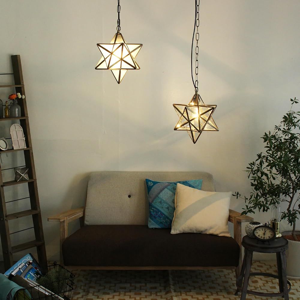 エトワール ペンダントライト 1灯 白熱球付属 LED対応 アンティーク 星型 デザイン照明 インテリア照明 吊り下げ Etoile LP3020