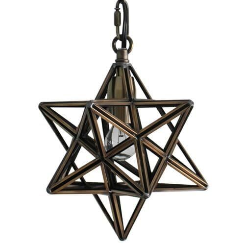 DI CLASSE Etoile small LP3130 エトワール スモール ペンダントライト アンティークブラウン 白熱球1灯 付属 星型 おしゃれ 間接照明