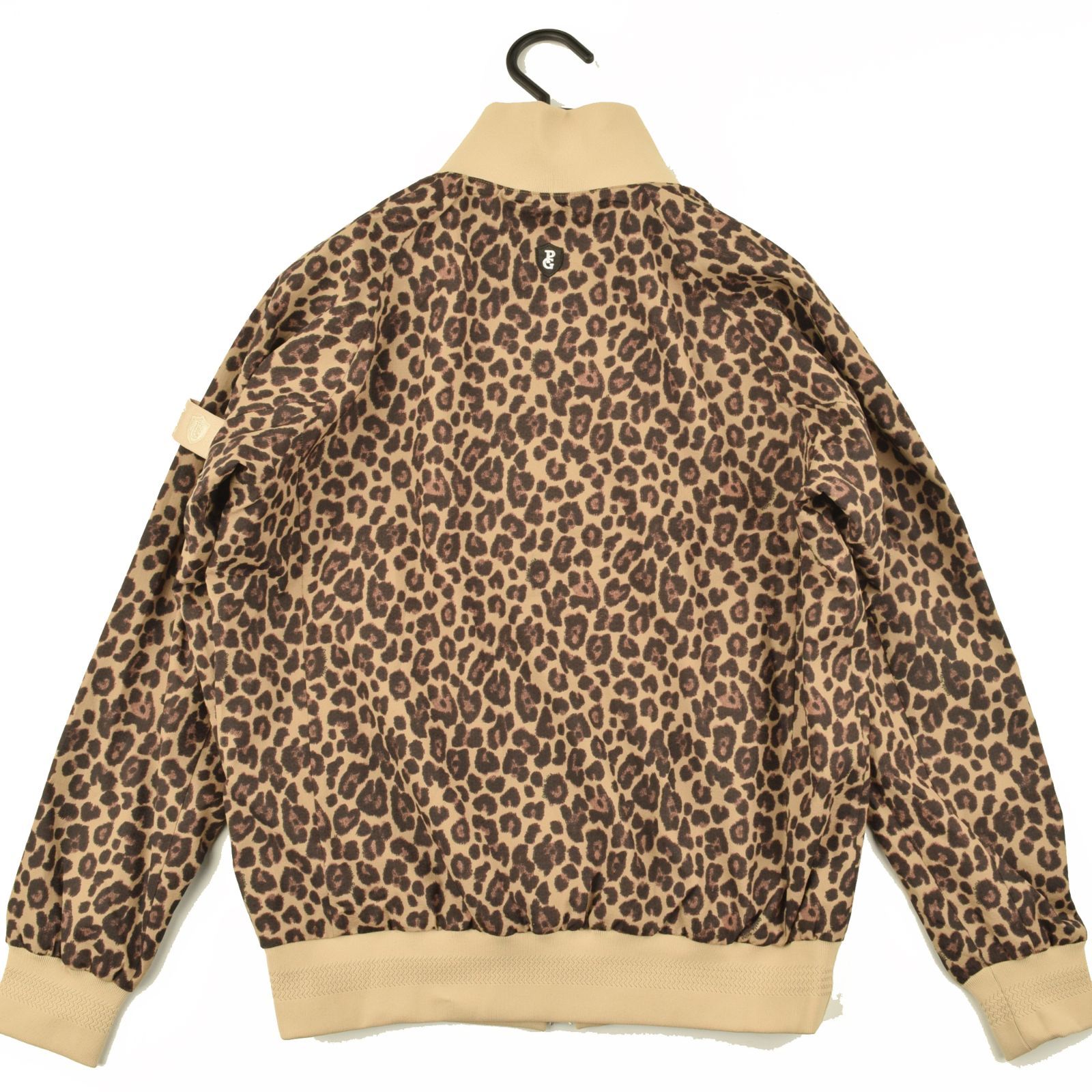 パーリーゲイツ　レディース 蓄熱保温 ハイネックブルゾン レオパード柄 サイズ：0・S・新品】パーリーゲイツ 耐水撥水性・蓄熱保温性