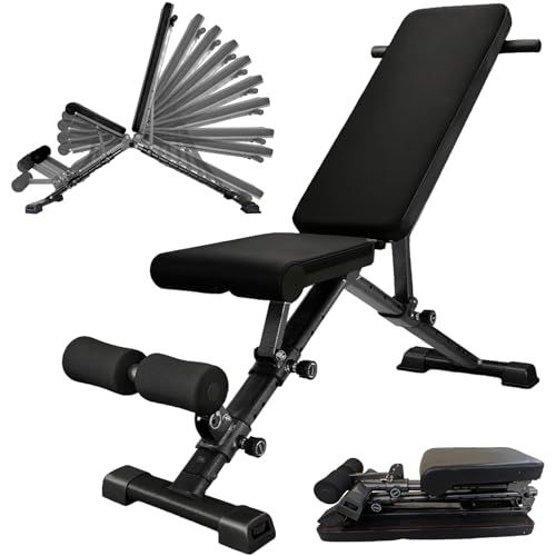 BARWING バーウィング 可変式 トレーニングベンチ 4WAY インクラインベンチ 折り畳み デクラインベンチ フラットベンチ 角度調節簡単 収納便利 アジャスタブル ベンチプレス 筋トレ 5eb73ccd