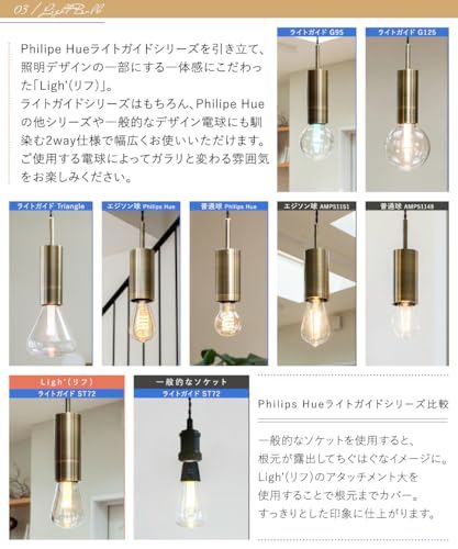 Phillips Hueに最適 Ampoule ペンダントライト E26 1灯 電球別売 アンティークゴールド シンプルモダン 2way Ligh’ リフ e2044e95 WWW_OPDRERGINERDOGAN_COM