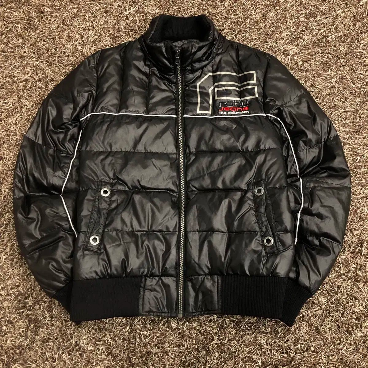 XS FUBU スクール ダックダウン ショートダウン