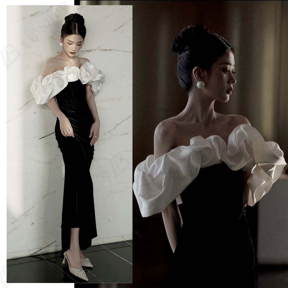 ナイトドレス サテン XS-3XL サテン オフ‐ショルダー レディース グラデーション ベロア 上品 優雅 無袖 イブニングドレス ロングドレス 成人式 披露宴 二次会 司会者 晩餐会 party 忘年会 新年会 卒業 誕生日 優しい感 GINKGOPHARMACY_COM