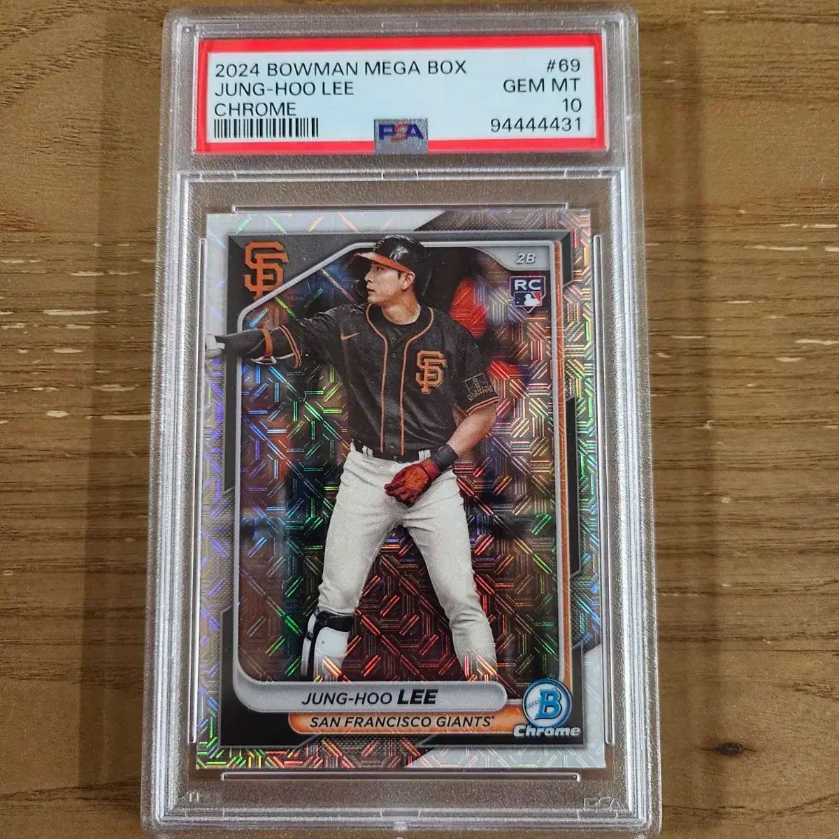 李政厚 PSA 10_2025 ボーマン MEGABOX クロム 模造 69