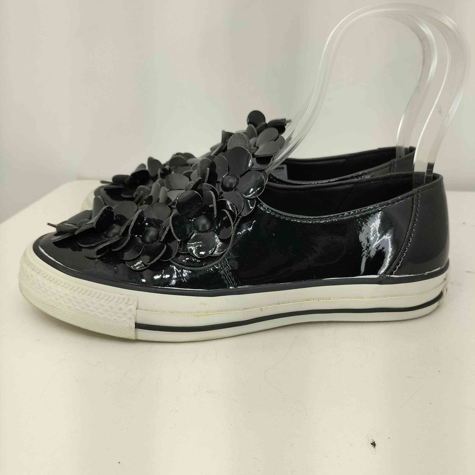 トウキョウボッパー TOKYO BOPPER FLOWER SLIP-ON フラワーデザイン エナメル スリッポン レディース 23.5 cm