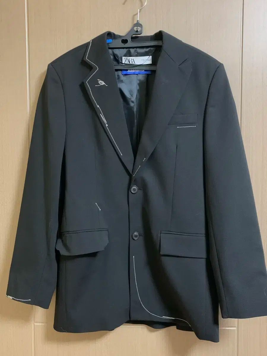 ADER ERROR x ZARA オーバーサイズスティッチ ブレーザー ブラック