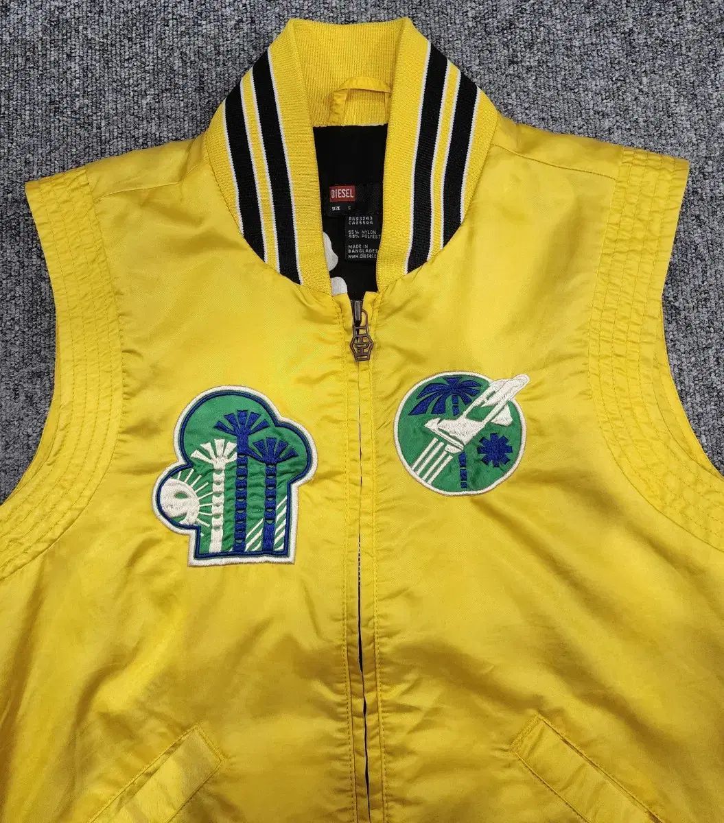  DIESEL スタジャン Y 2 K ジップアップ ベスト S ベスト ジレ ベスト ジレ ビスチェ