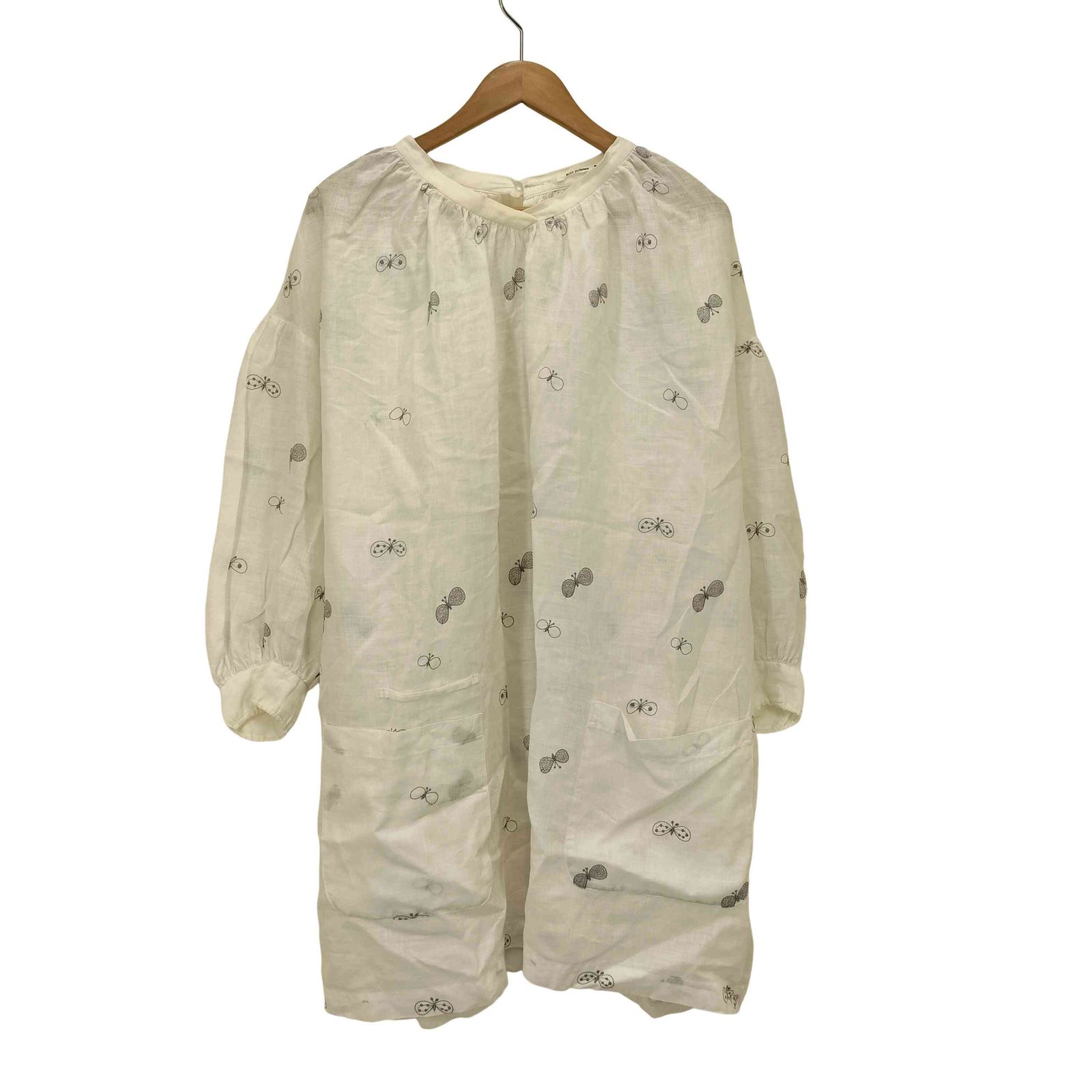 ミナペルホネン mina perhonen CHOUCHO 蝶刺繍ブラウス レディース 表記無