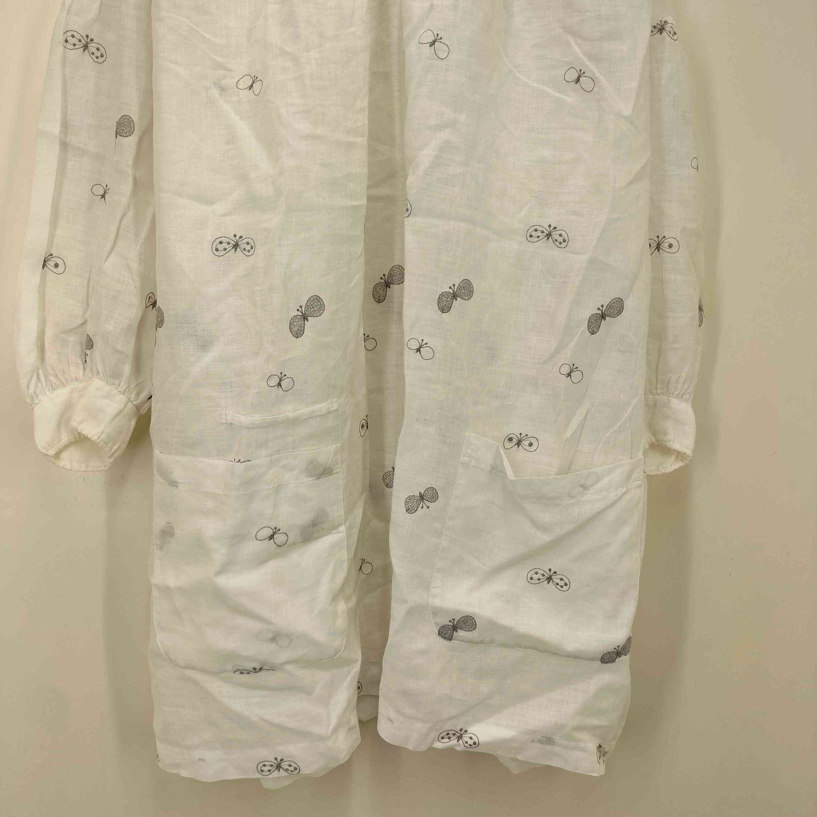  ミナペルホネン mina perhonen CHOUCHO 蝶刺繍ブラウス レディース 表記無 長袖 シャツ ブラウス