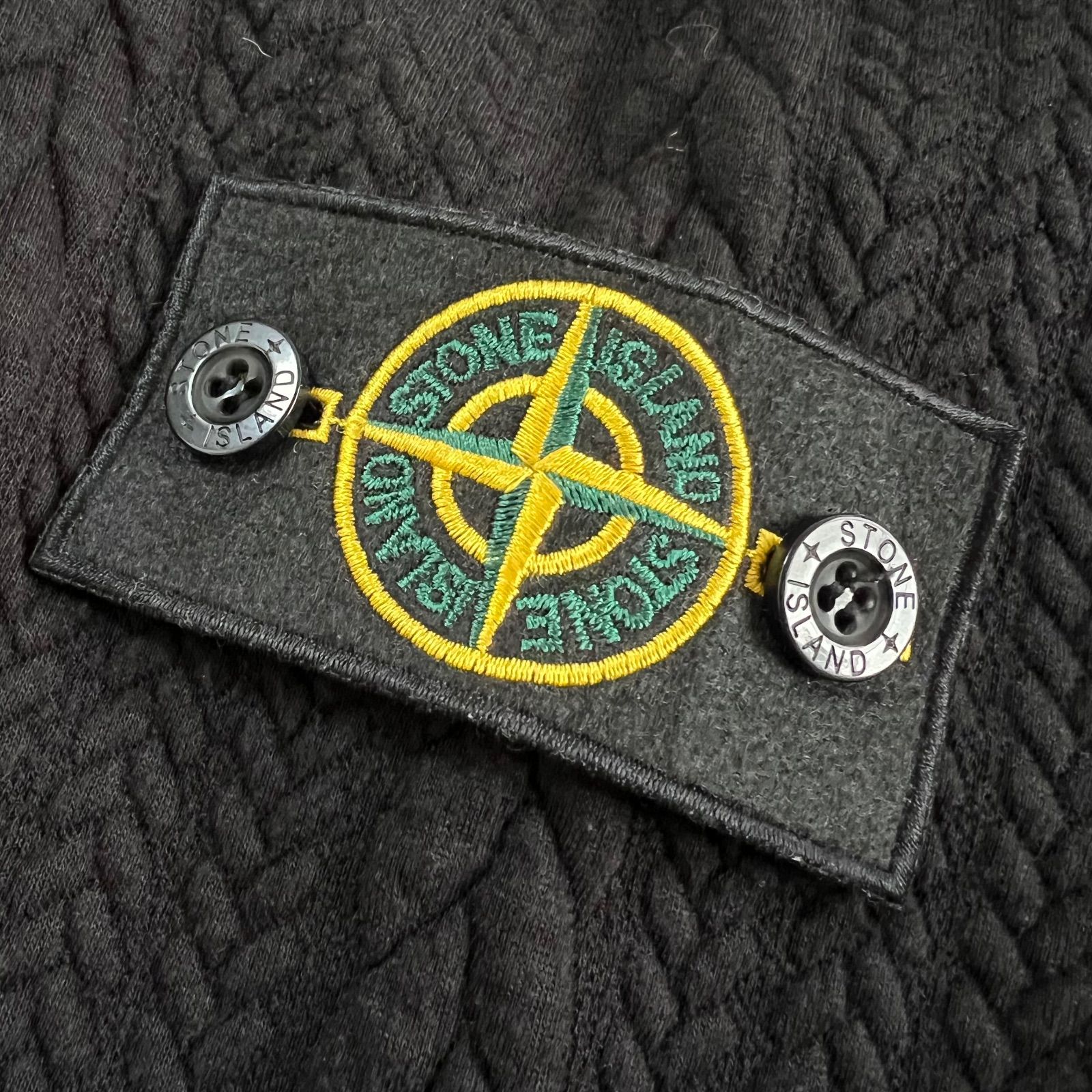 STONE ISLAND / ストーンアイランド エンボスロゴ クルーネック 