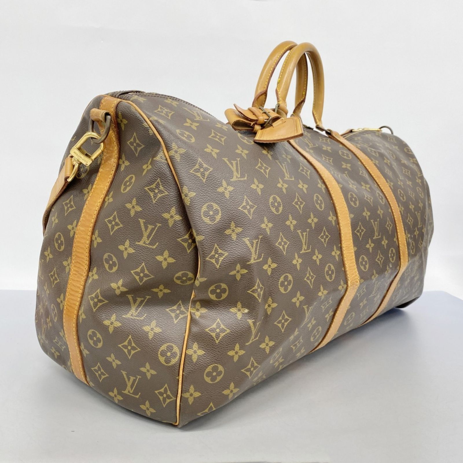 ルイ ヴィトン Louis Vuitton ルイ ヴィトン ボストンバッグ モノグラム キーポルバンドリエール60 M41412 ブラウンメンズ レディース P1635242