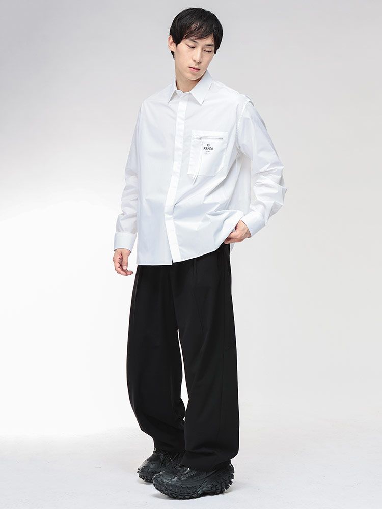 ジップポケット 長袖