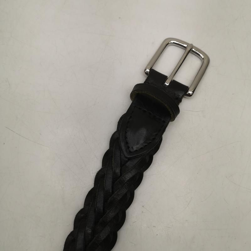 ホワイトハウスコックス 編み込み レザー ベルト 28 70 メンズ - ISItems 古着 50146612