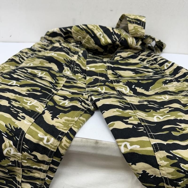 evisu ゴールド タイガーカモ オーバーオール 40 evisu ゴールド タイガーカモ オーバーオール 40