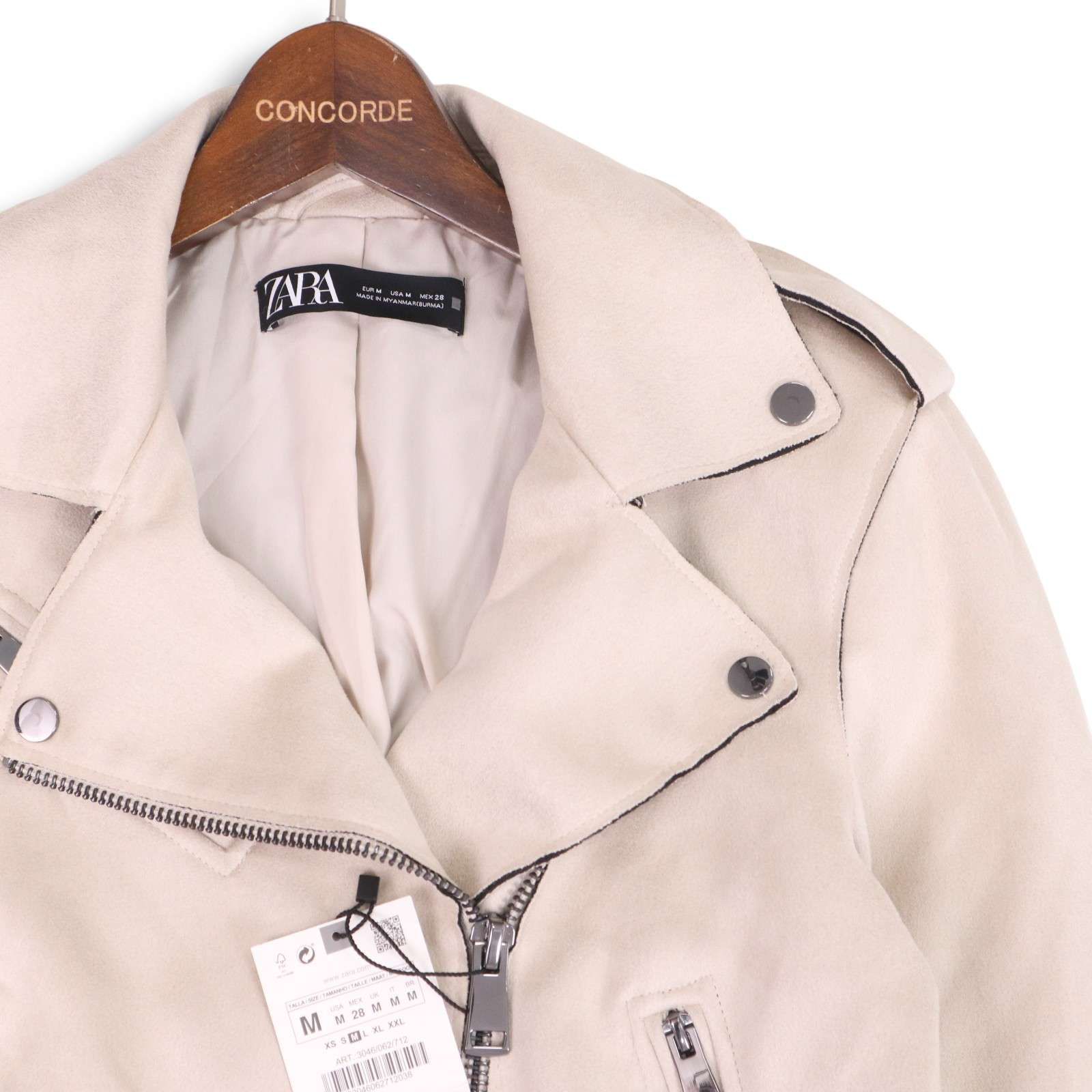 新品 未使用】 ZARA ザラ 現行タグ☆ 秋冬 フェイク スウェード