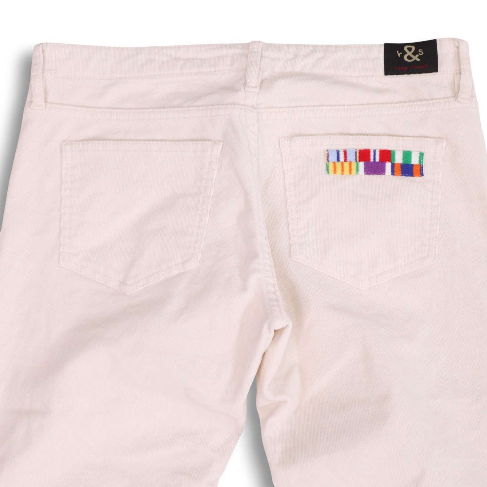 ラフ&スウェル　コーディロイパンツ rough&swell ラフアンドスウェル ゴルフ 秋冬☆ 刺繍 ストレッチ 細畝