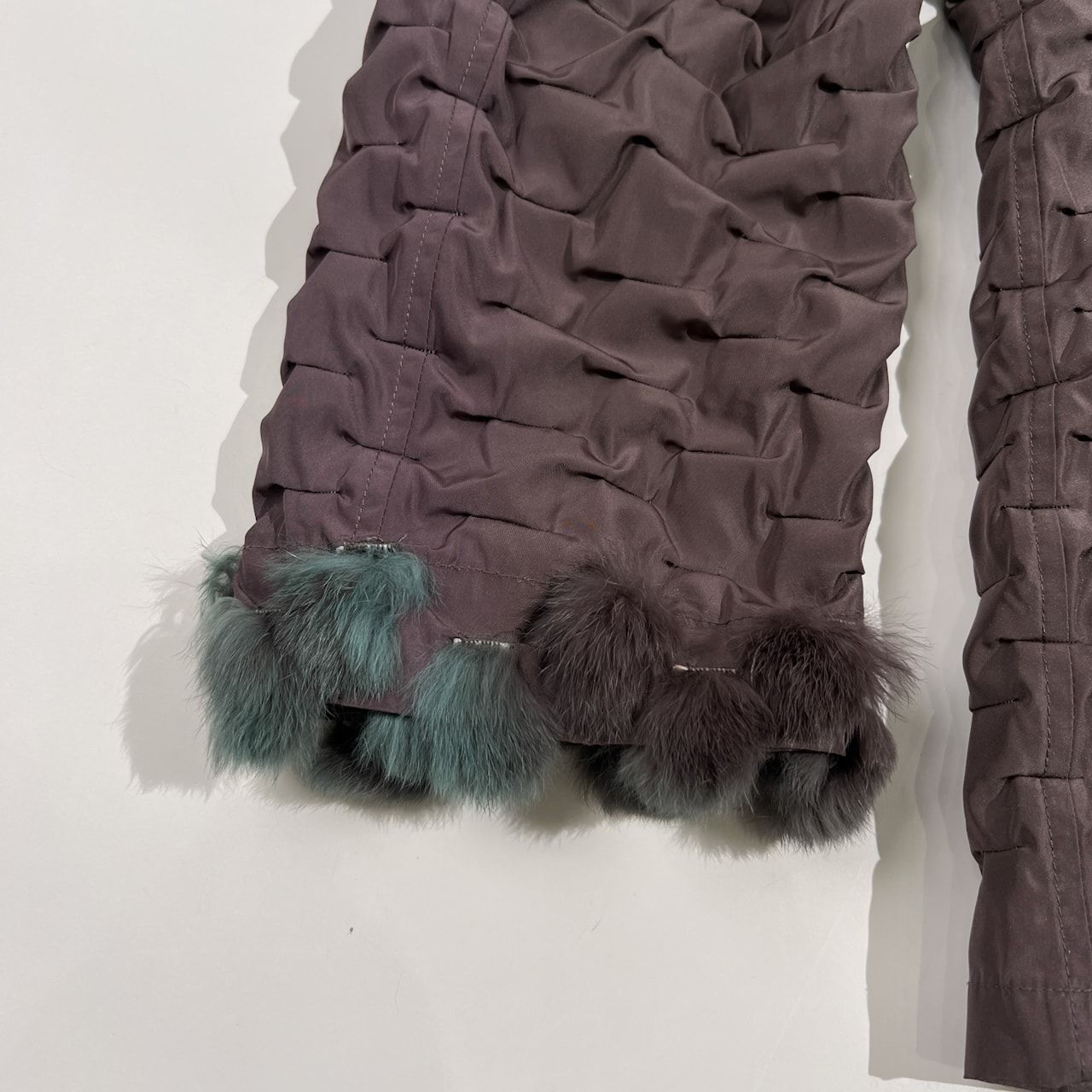 Real Fur レッキスラビット 本毛皮 リアルファー リバーシブル コート 