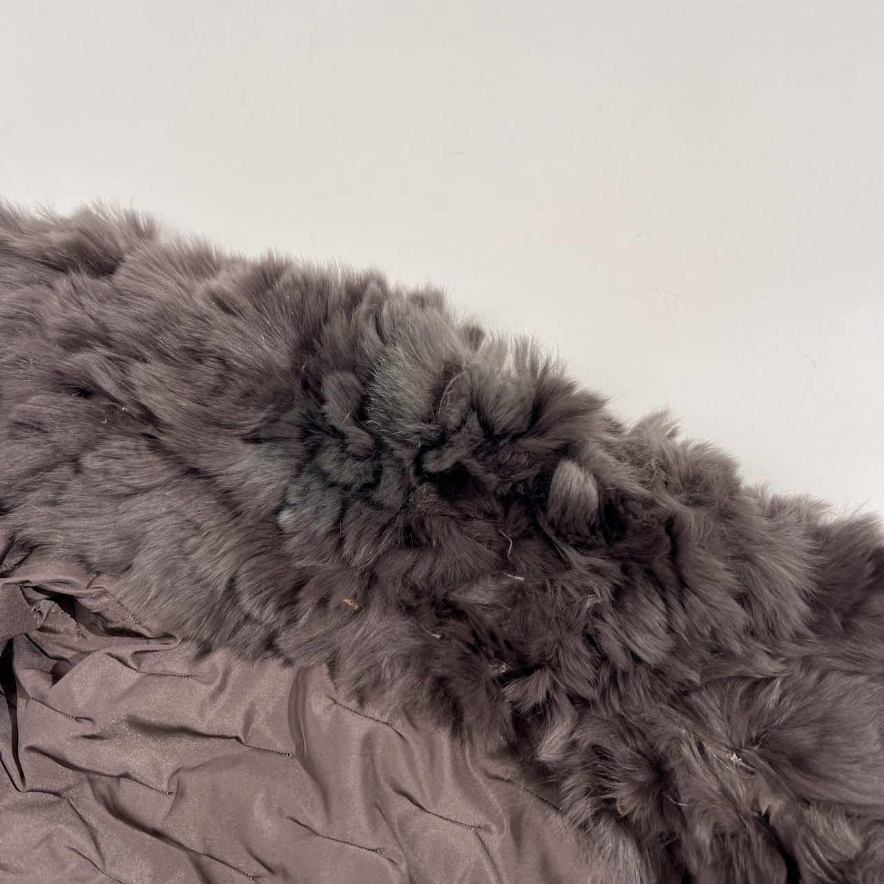 Real Fur レッキスラビット 本毛皮 リアルファー リバーシブル コート 