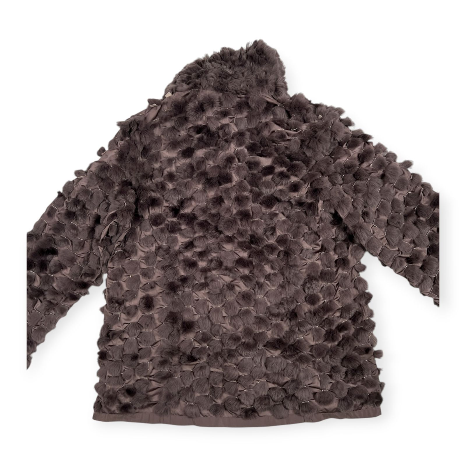 Real Fur レッキスラビット 本毛皮 リアルファー リバーシブル コート 