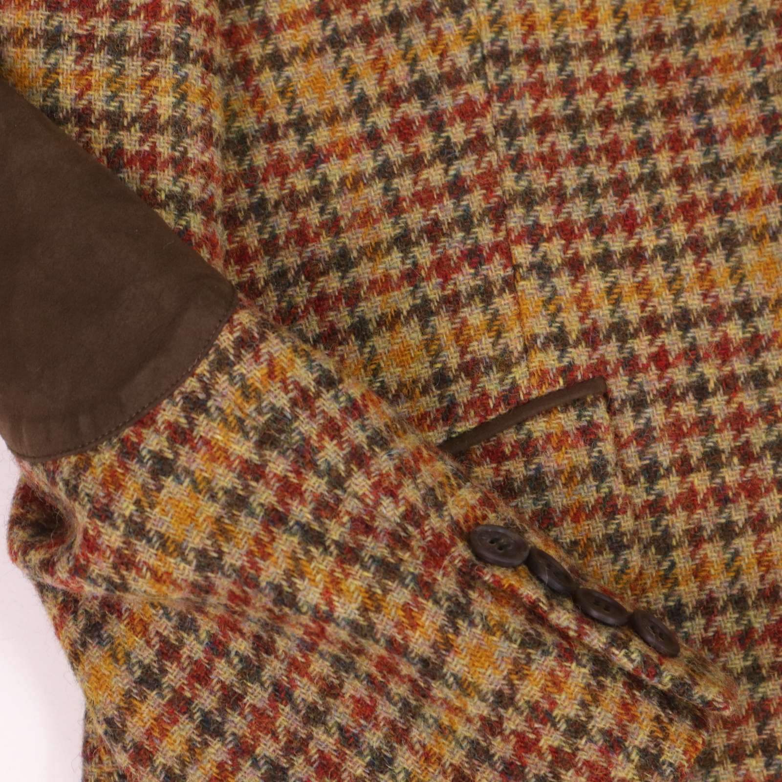 Aquascutum アクアスキュータム 秋冬 ウール ツイード エルボーパッチ