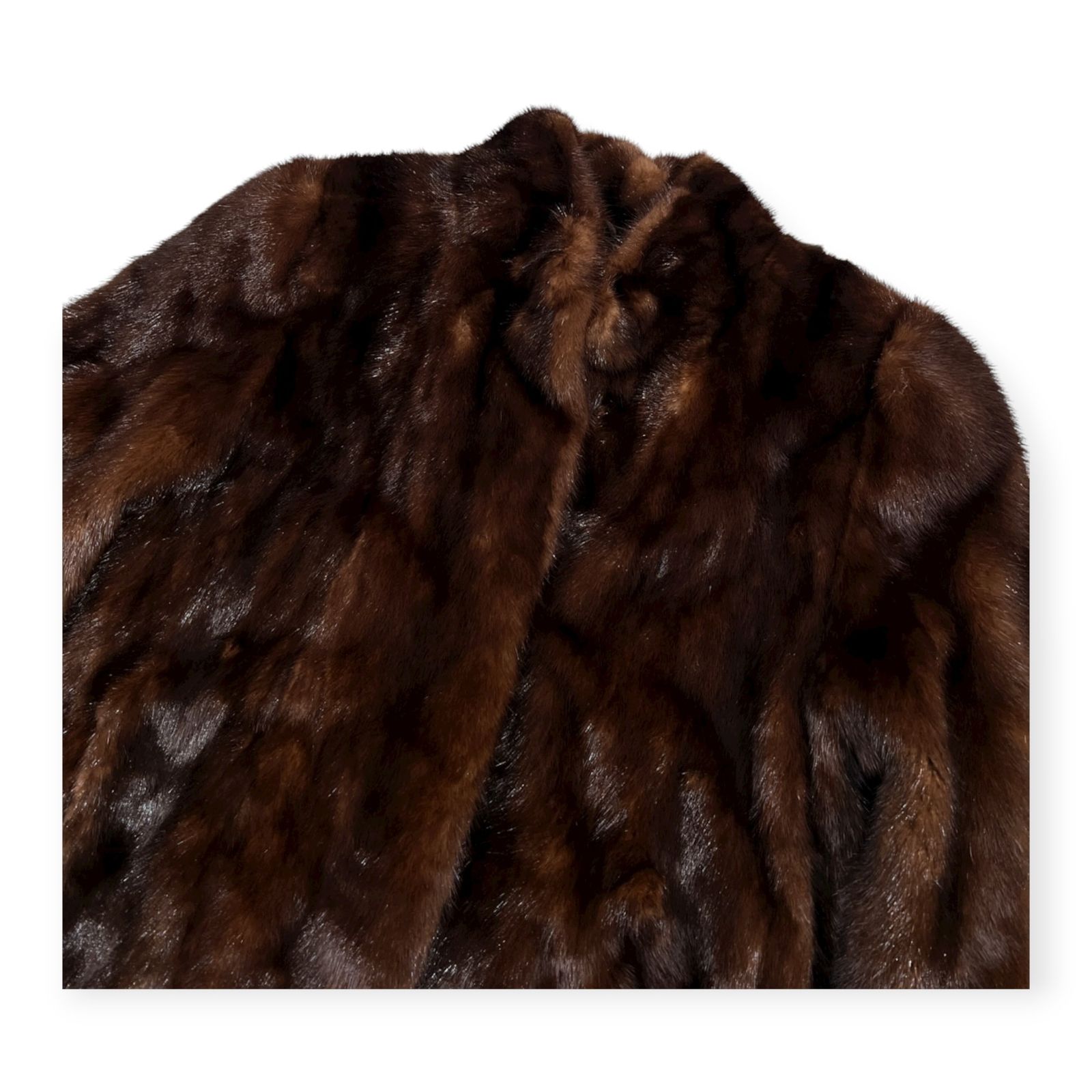 Mink Fur ミンク系 本毛皮 リアルファー コート ジャケット サイズ 13