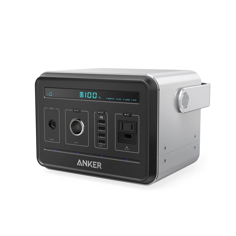 Anker PowerHouse ポータブル電源 434Wh 120 600mAh PSE技術基準適合 静音インバーター 正弦波 USB - AC - DC出力対応 PowerIQ搭載 キャンプ 緊急 災害時バックアップ用電源