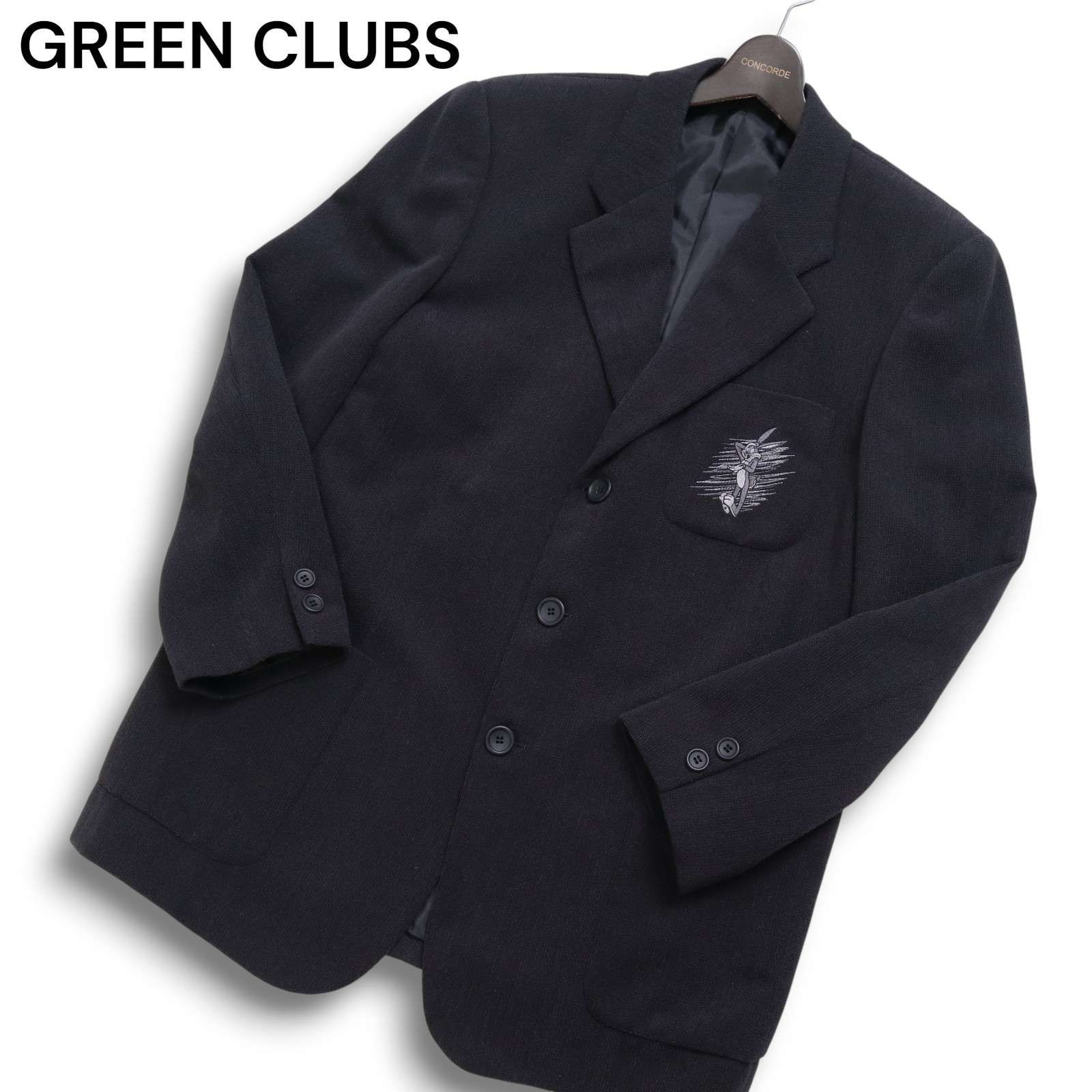 GREEN CLUBS グリーンクラブ 秋冬 バッグスバニー刺繍☆ テーラード 