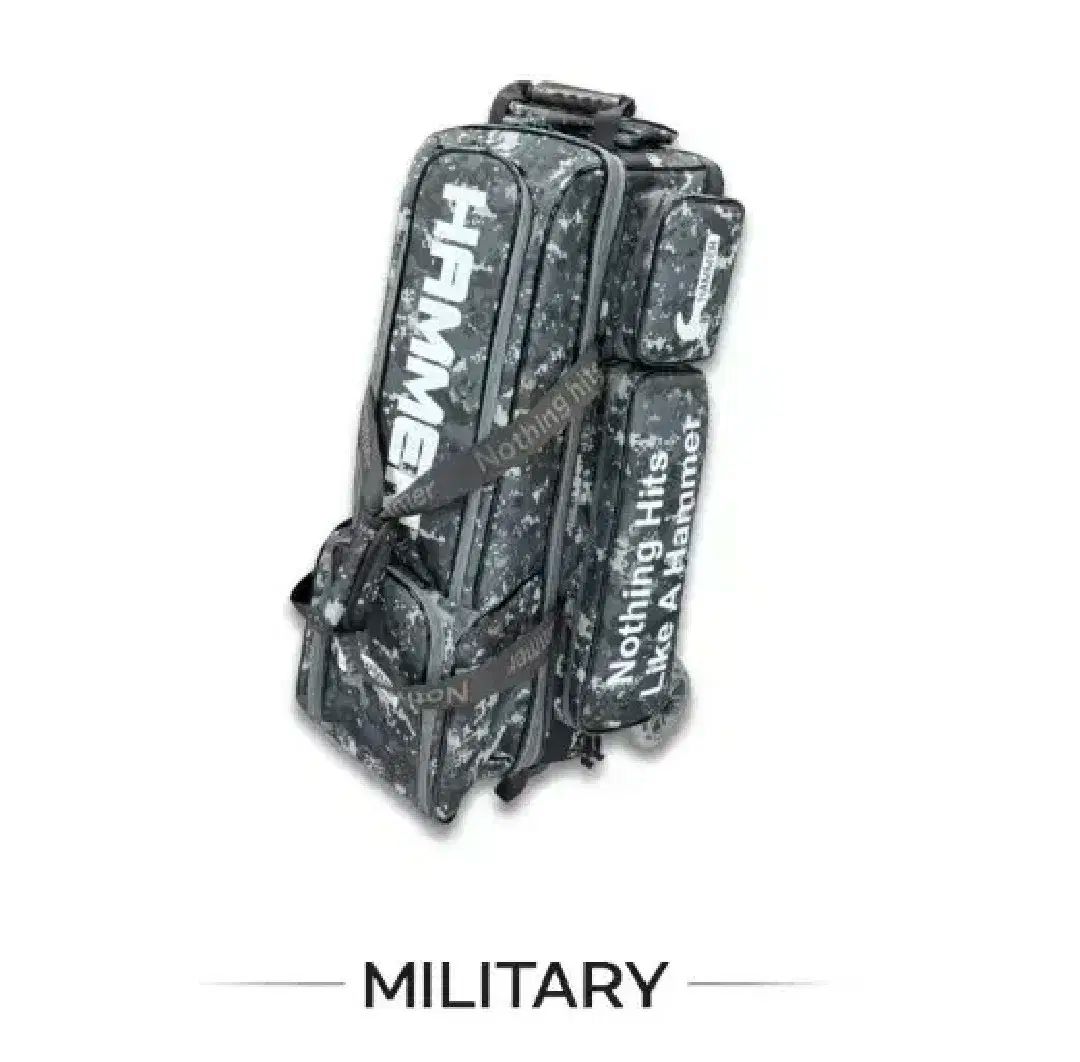 2025 HAMMER BIG 3ボールローラーバッグ ミリタリー ボーリングバッグ