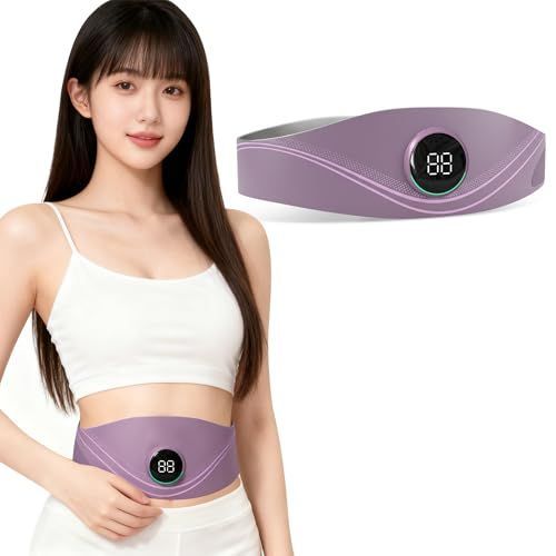 EMS腹筋ベルト 温熱×EMS 6モード16段階 USB 取説付 ジェル不要