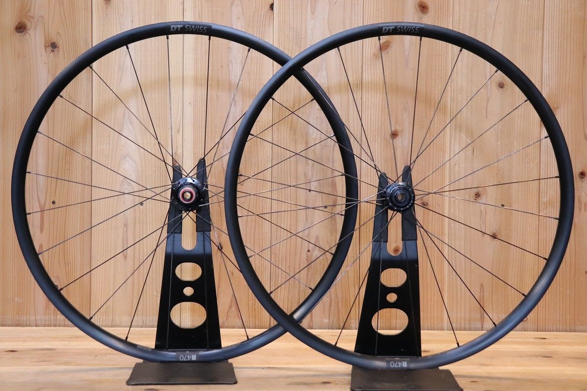 DT SWISS R470 DB アルミ チューブレスレディ ホイールセット スラム